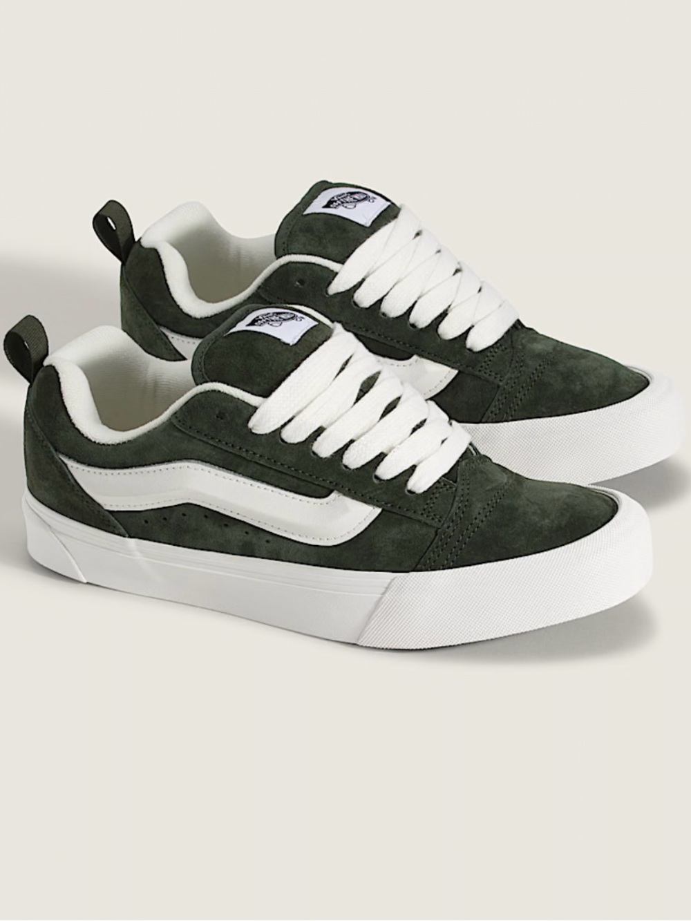 Vans Knu Skool Shoe Pig Suede Dried Kelp Green Mens 13.0 US